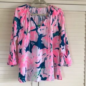Lilly Pulitzer Willa Flounce Sleeve Top
